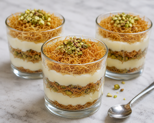 Turkish-Style Kataifi Pudding in a Glass